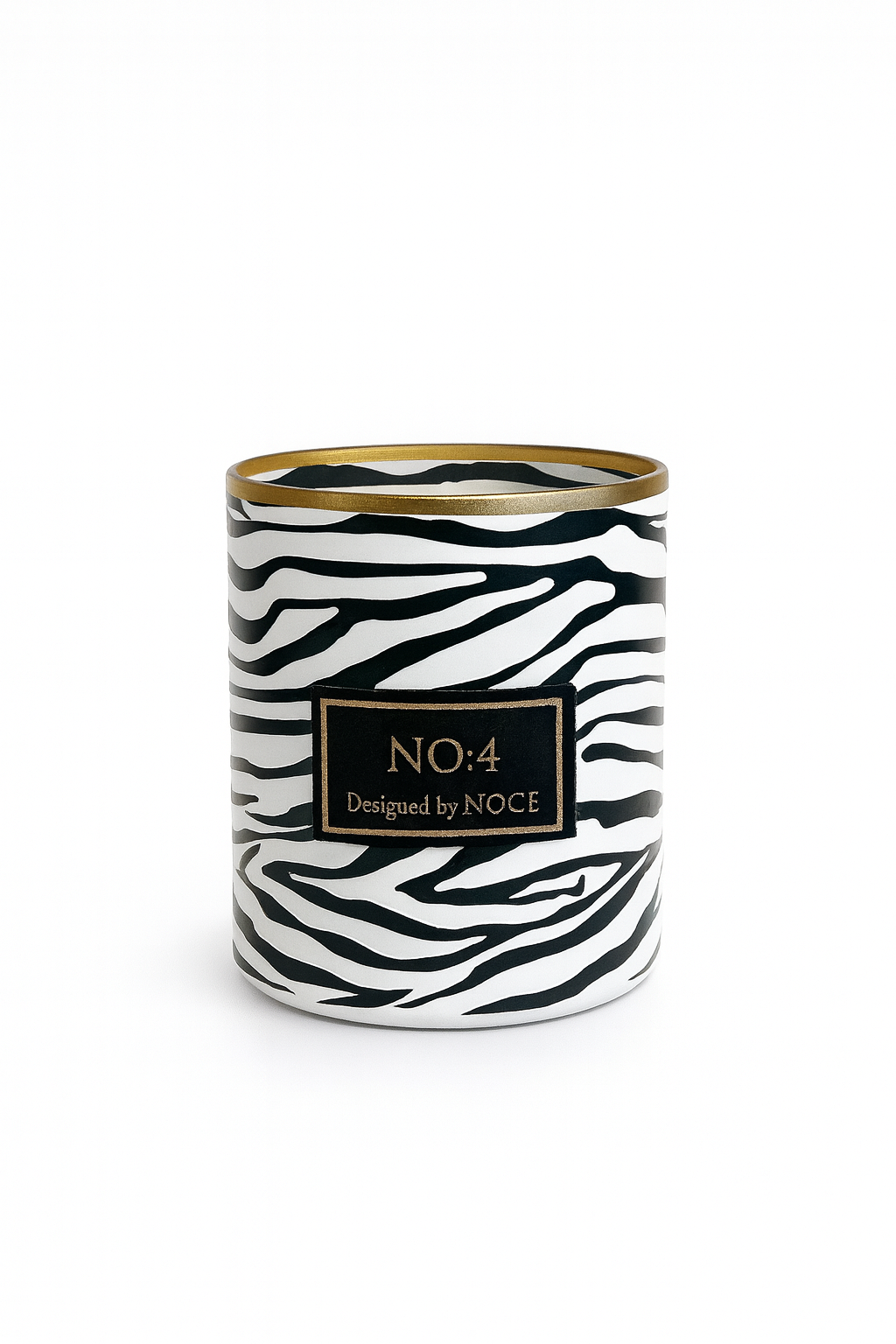Zebra Desenli Cam Mum